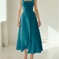 Isabel - Zwarte Elegante Midi-Jurk