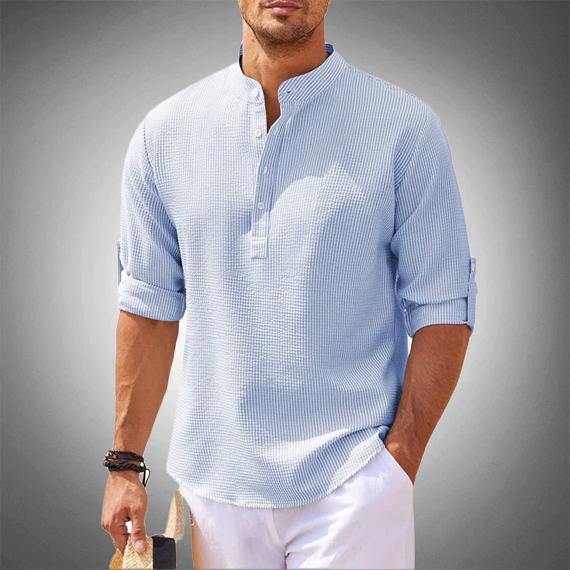Mason - Wit Overhemd voor Heren met Elegante Comfort