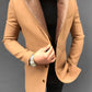 Chique Herenwollen Jas: Perfect voor Elegante Herfst & Winter