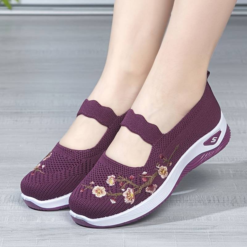 Wanja - Bloemen Slip-On Sneakers