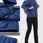 SleekEase Kap Puffer: Ultralicht, Gewatteerde Elegantie voor Actieve Vrouwen