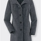 Elegante Fusie: Dames Thermische Pea Coat - Stijlvol, Winddicht en Warm