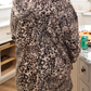 Gezellige Chic: Oversized Luipaard Flanel Hoodie