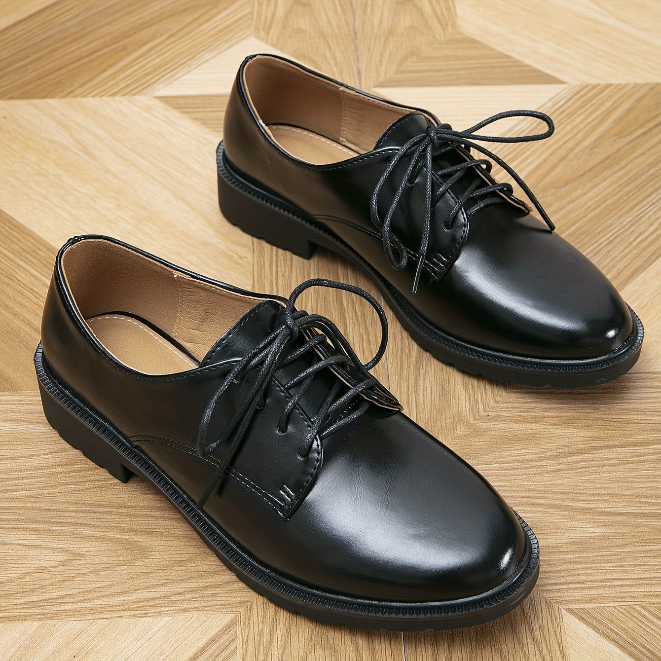 Zwarte Oxford Schoenen - Lara