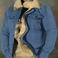 Vintage Charme: Heren Herringbone Fluwelen Revers Jas