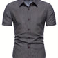 MarineblauwGeometrisch T-shirt - Sven