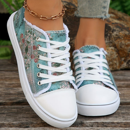 Dinah - Canvas Sneakers Bloemen