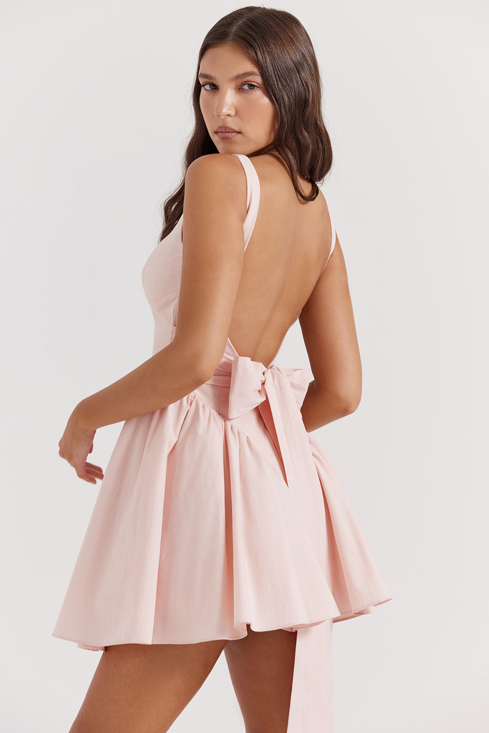 Annigje - Mini-jurk Met Strik