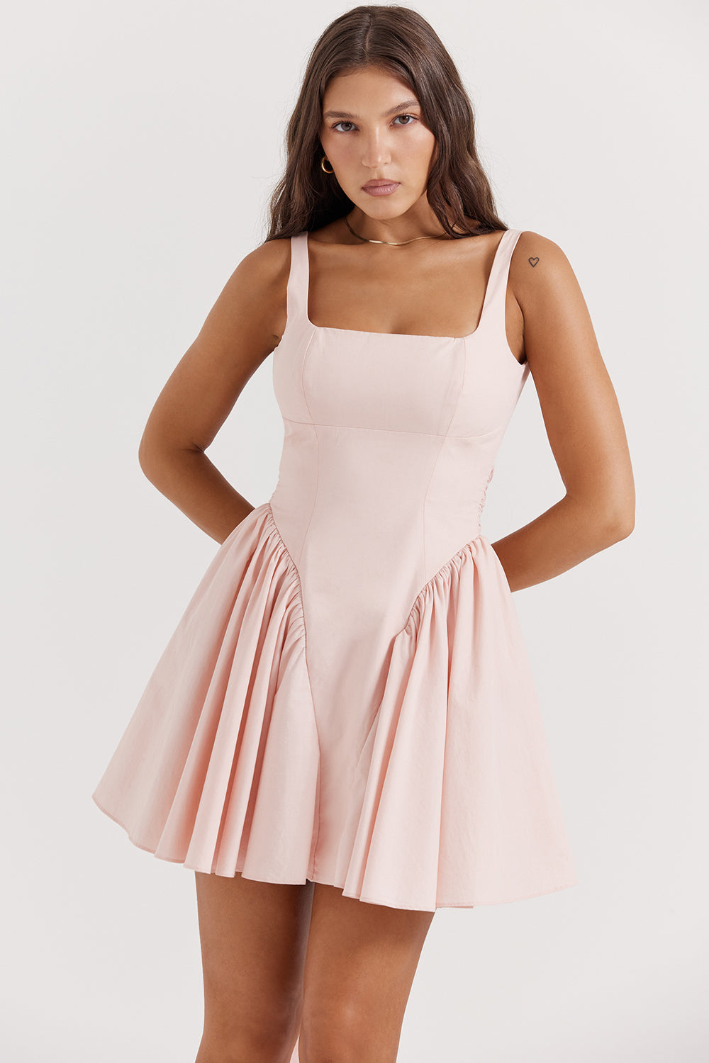 Annigje - Mini-jurk Met Strik