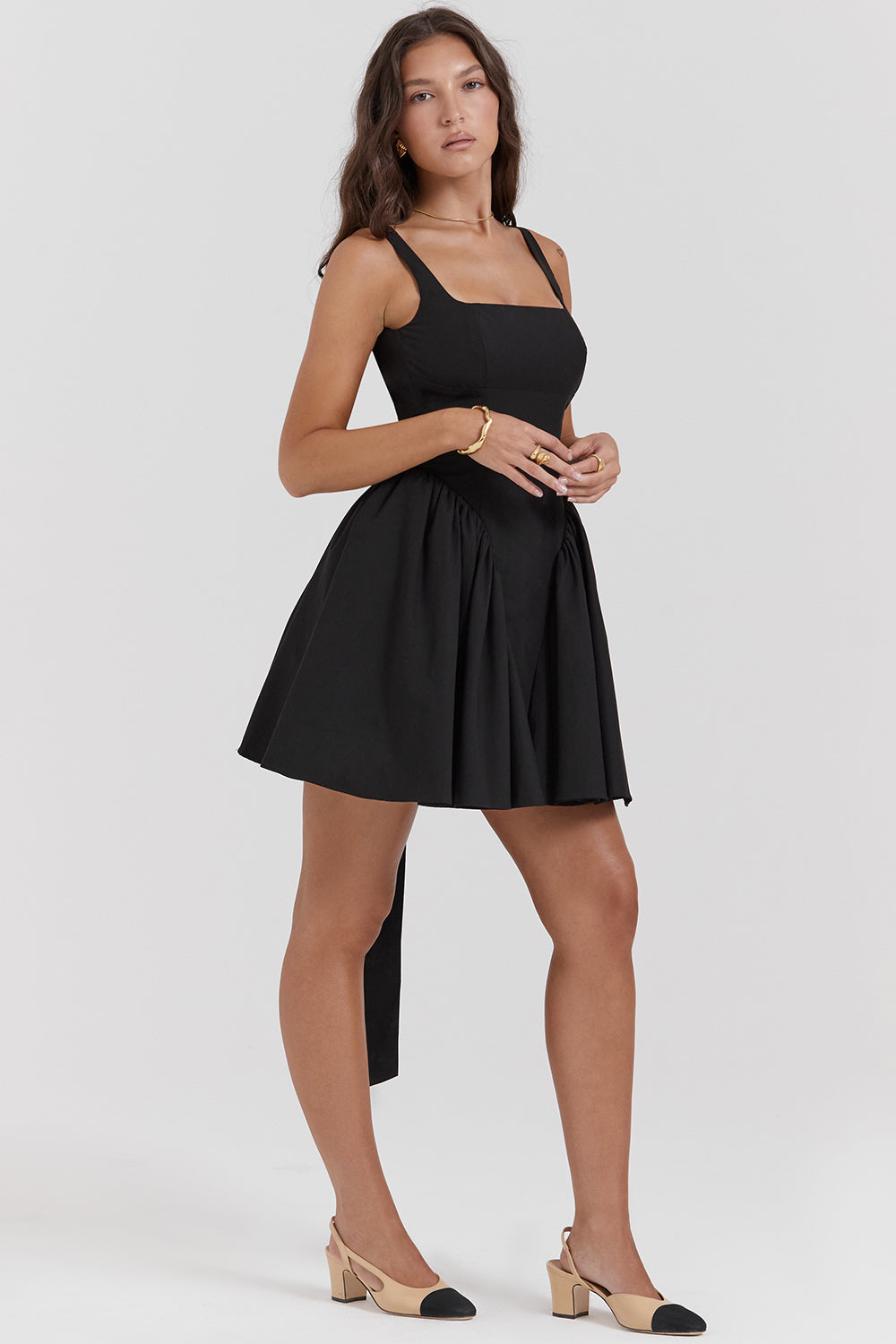 Annigje - Mini-jurk Met Strik