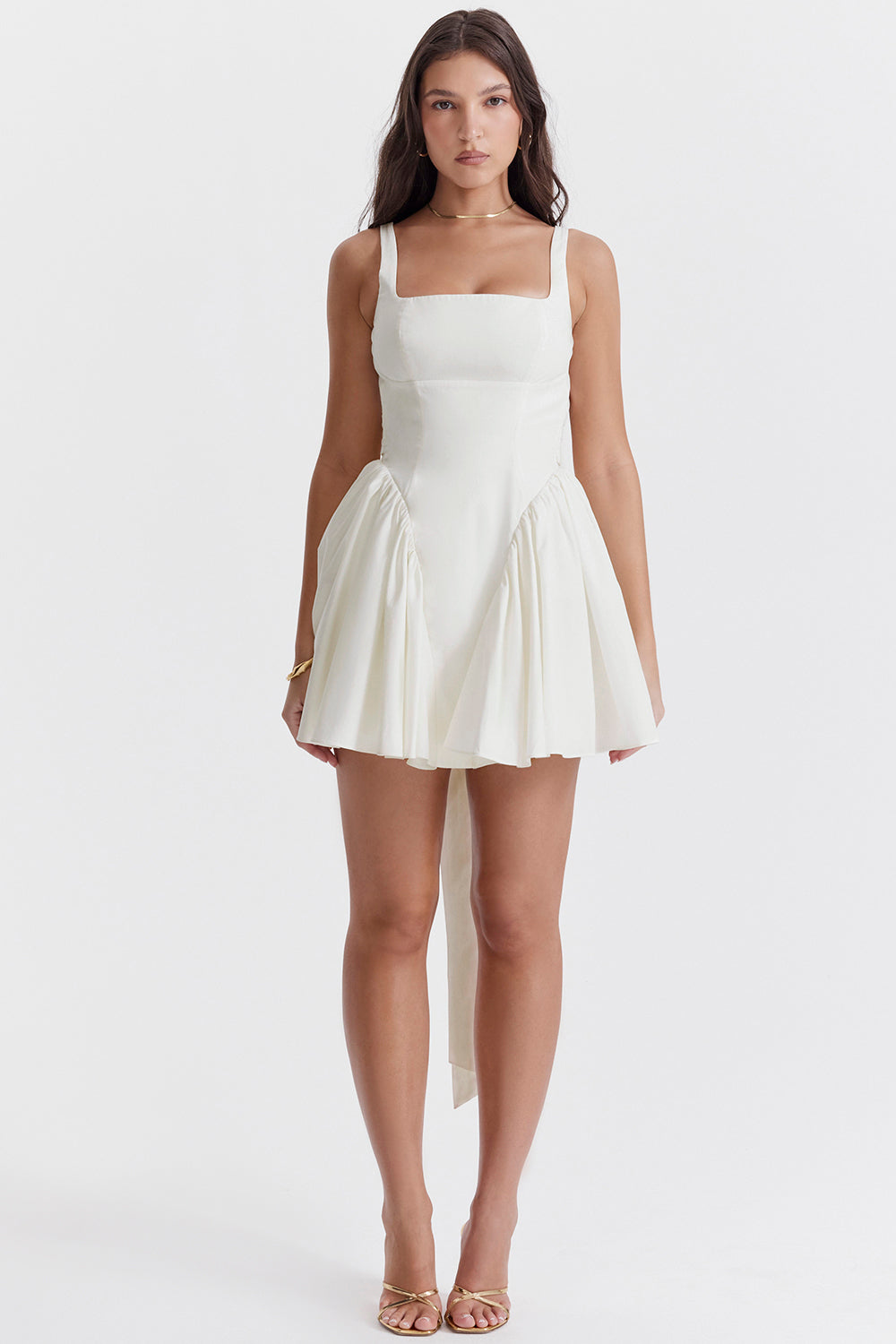 Annigje - Mini-jurk Met Strik