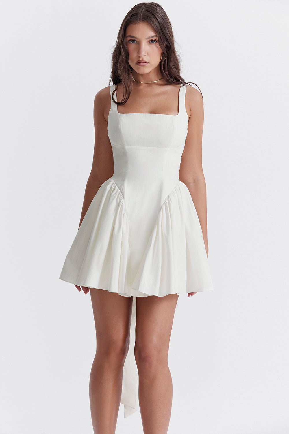 Annigje - Mini-jurk Met Strik