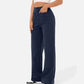Chique & Comfort: Hoge Taille Elastische Vrijetijdsbroek