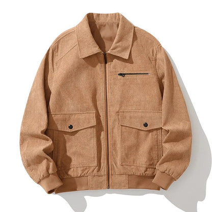 Chique Essentials: Strakke Rits Corduroy Jas