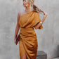 Tialda - Elegante Oranje Jurk