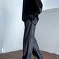 Breezy Elegance: Chique Wijde Linnen Broek