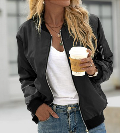 Stijlvolle Klassieke Bomberjack met Zakken – Perfect voor Elke Gelegenheid