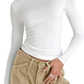 Elegante Comfort: Luxe Langarm-Shirt
