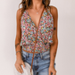Alieke - Zomertop Met Bloemenprint