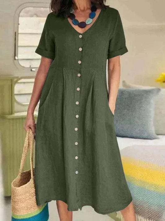 Zomerse Linnen Droomjurk: Puur Comfort & Stijl