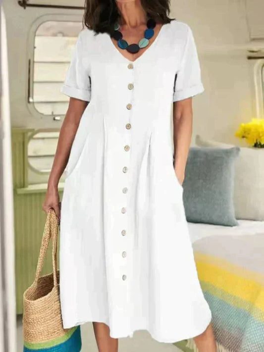 Zomerse Linnen Droomjurk: Puur Comfort & Stijl