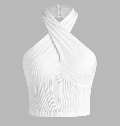 Ottelina - Gekruiste Mouwloze Top