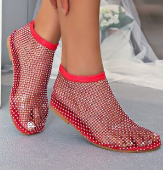 Ninthe - Mesh Strass Sandaal