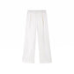 Breezy Elegance: Chique Wijde Linnen Broek