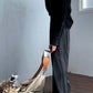 Breezy Elegance: Chique Wijde Linnen Broek