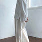 Breezy Elegance: Chique Wijde Linnen Broek