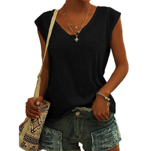 Reina - Casual Mouwloze Top