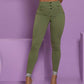Zip-High Skinny: Verhoog je Stijl met Comfortabele High-Waisted Jeans!
