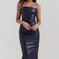 Kyra - Luxe Leren Jurk