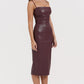 Kyra - Luxe Leren Jurk