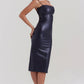 Kyra - Luxe Leren Jurk