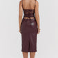 Kyra - Luxe Leren Jurk