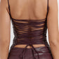 Kyra - Luxe Leren Jurk