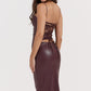 Kyra - Luxe Leren Jurk
