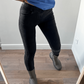 Ayisha - Zwarte Denim Zakleggings