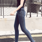 Ayisha - Zwarte Denim Zakleggings