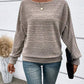 Chique Batwing Boothals Trui - Perfect voor Lente & Herfst