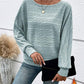 Chique Batwing Boothals Trui - Perfect voor Lente & Herfst