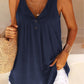 Emma - Zwart Katoenmix Tanktop & Cami