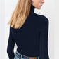 Chique Gebreide Trui met Hoge Hals en Lange Mouwen - Elegantie Ontmoet Comfort