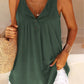 Emma - Zwart Katoenmix Tanktop & Cami