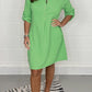 Aliza - Rode Pocket Shirtjurk