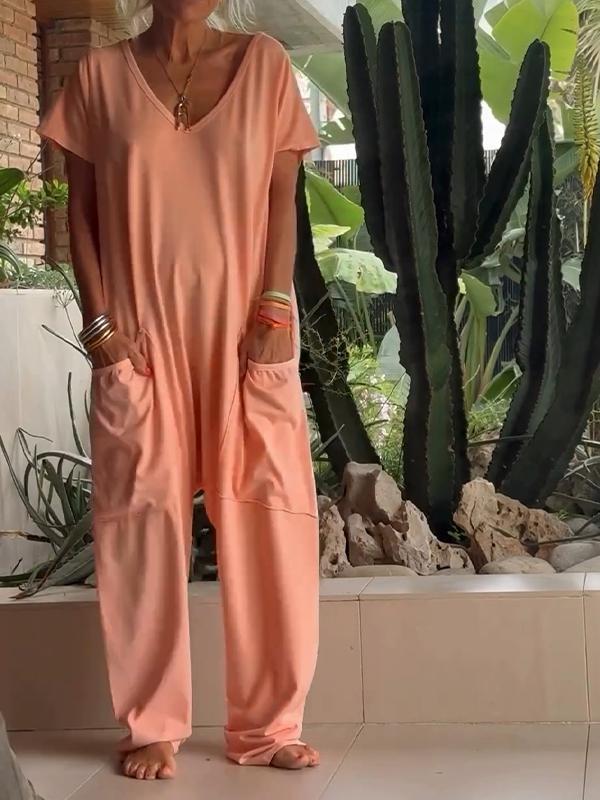 Faylin - Casual V-hals Jumpsuit
