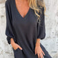Elegante V-hals Maxi Jurk – Chic & Tijdloos