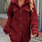 Velvet Elegantie: ZipLong Puff Jas