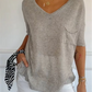 Chic V-hals Top: Stijl & Comfort